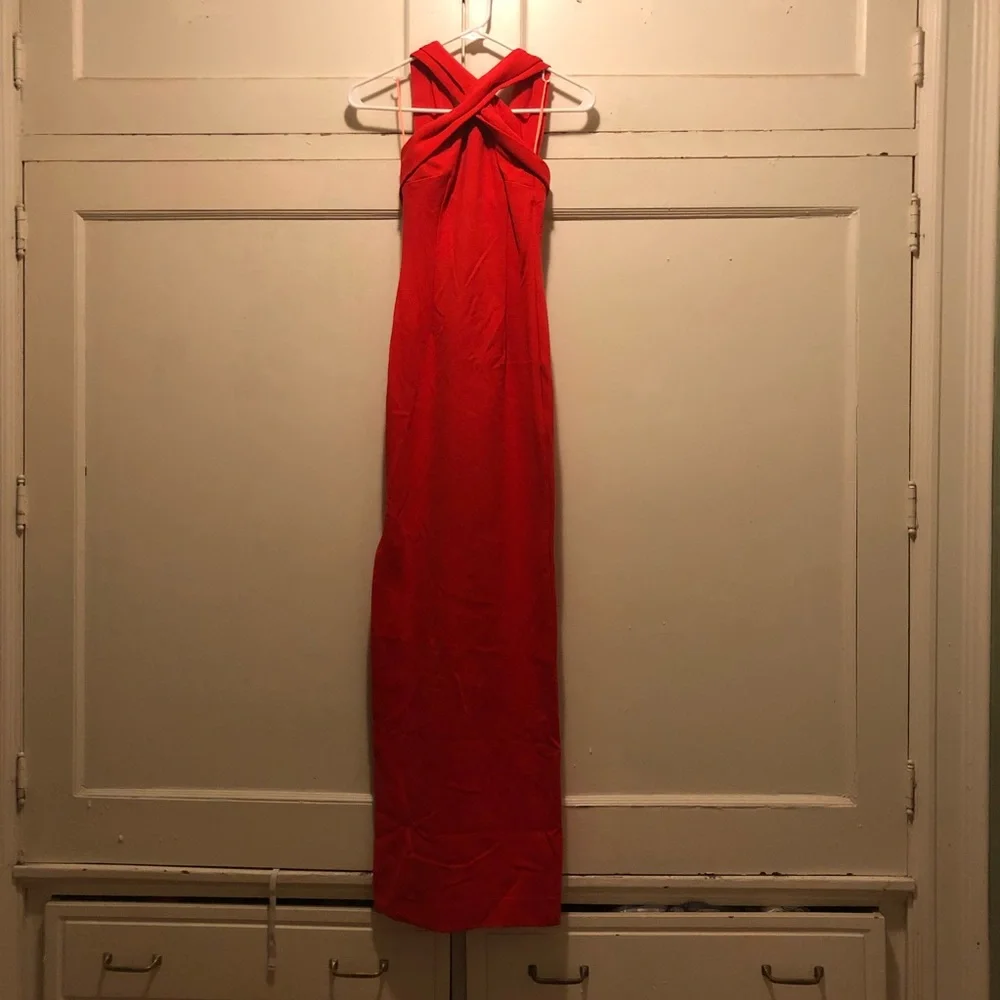 NICHOLAS Red Prom Dress - Picture 3 of 8